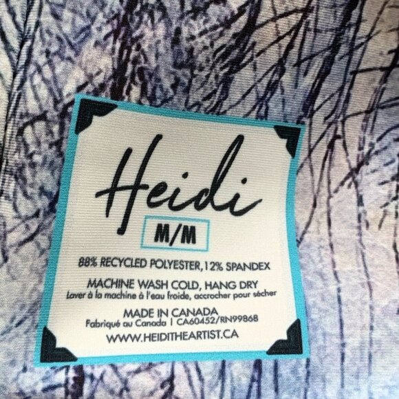 Heidi The Artist True Blue Tree Long Legging - Picture 8 of 12